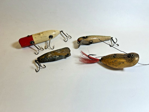 Lot vintage old fishing - lot,